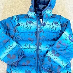 Gap Mickey Mouse puffer  coat